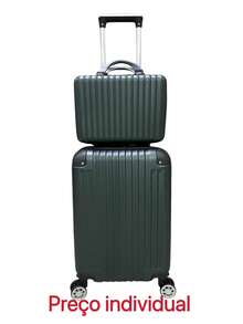 Carry-On Suitcase With Anti-Theft Zipper! - Màu xanh lá cây đậm - Xem 3