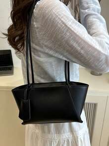 الحقيبة الكتفية ذات اللون الأحادي الأنيق مع تصميم الزخرفة المعلقة هي حقيبة يد أنيقة للنساء ناعمة وكلاسيكية وعملية وأنيقة، مناسبة للتسوق والمحافظ والتسوق والنساء الشابات وطلاب الجامعة والجدد والموظفين. وهي مناسبة جدًا للمكاتب والجامعات والعمل والأعمال والتنقل والأنشطة الخارجية والسفر والخروجات