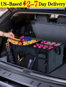 [US-Based Shipping]1Pc Multi-Functional Foldable Car Storage Box, 52L Large Capacity Foldable Multi-Compartment Organizer, Foldable Trunk Storage Box For Cars, Portable Storage Case. Crafted From Premium Oxford Fabric With Durable Polyester Fiber Material. Spacious, Foldable, Easy To Install, Compact Storage Solution For Organizing Essentials And Accessories. Car Trunk And Rear Seat Storage Box, Tool Organizer, Foldable Trunk/Backseat Storage Bag, Multi-Compartment Car Organizer And Storage Pouch, Road Trip Essential Accessory, Foldable Multi-Compartment Storage Container With Pockets, Waterproof And Durable, Foldable And Abrasion-Resistant Luggage, Versatile High-Capacity Accessory, Fits Most Vehicle Models. Car Accessories, SUV Trunk Storage Bags, Foldable Storage Pouches, Unisex Car Accessories, Foldable Organizers, Travel Accessories, Travel Essentials,Christmas Thanksgiving Festival Cyber Monday Holiday Gift Velvet Party New Year Winter Snow  End-Of-Year - Nhiều màu - Xem 1