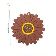 向日葵耐热餐垫、硅胶防烫碗垫、家庭厨房用杯垫