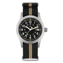 Militado Men's Watch Automatic Watches For Men Automatic Watch Sapphire Crystal Waterproof - 黑色尼龍日期 - 查看 8