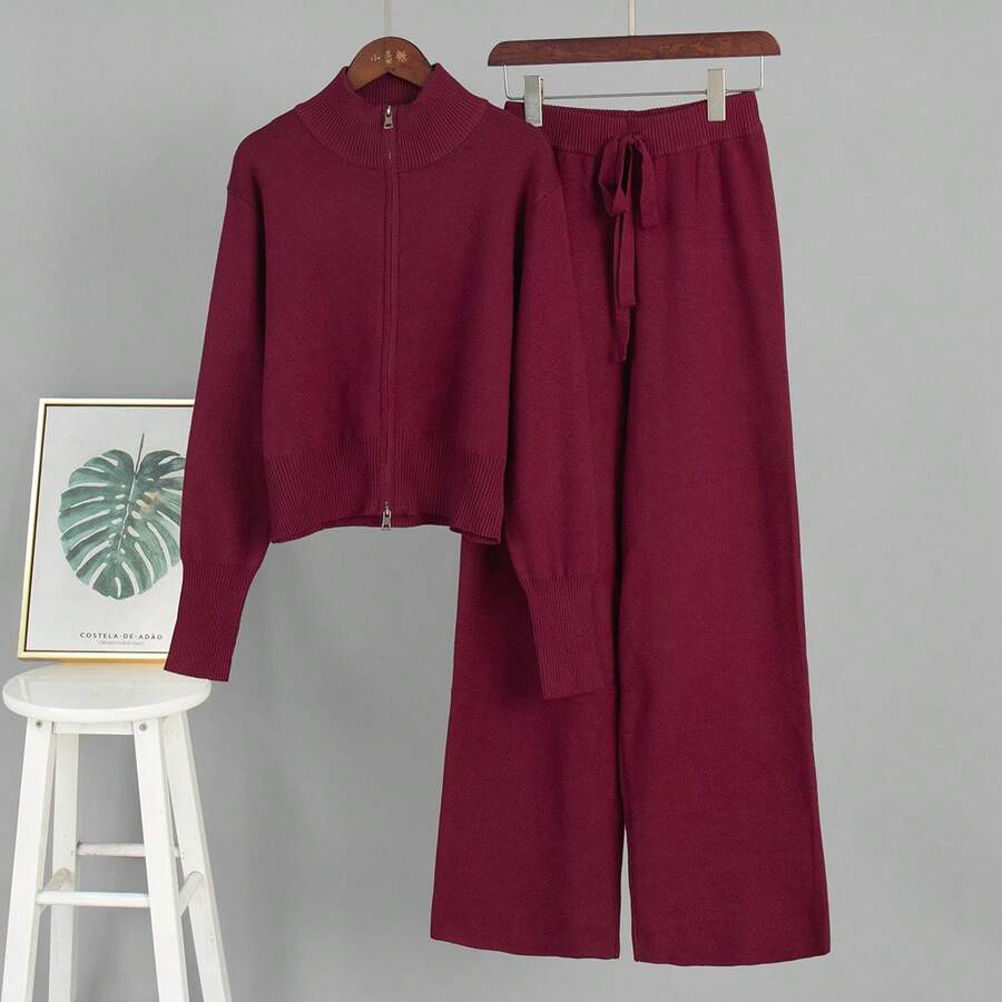 Women Sports Sweater Co-Ords