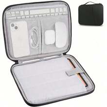 9-11 13 Inch Tablet Carrying Case Compatible With IPad A16 2025 Air 13 Inch Padded Protective Travel Sleeve Bag For IPad Pro 11 10.9 10th Gen Air 5/4th Gen Galaxy Tab S9/S8 - Black - View 7