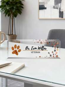 Custom Desk Name Plate Personalized, Acrylic Name Plate For Desk, Office Desk Decor For Women And Men, Employee Appreciation Gifts Office Gifts For Boss, Manager, Teacher, Nurse (Butterfly Orchid) Back To School, Ornamental, Multi-Functional, Reusable, Colorful, Vintage, Cute, Cartoon, Modern, Kawaii, Custom, Personalized, Unique, Customized, Custom Stickers Personalized, Ideal Gifts For Him, Ideal Gifts For Family, Workers, Students, Clients, Her, For Business/Work/Office, For School, Back To School,Back To School,School Supplies,School Supplies,Back To School,School Gift,For Office,For School,For Classroom,For Teacher Gifts,For University,For Colleague,For Dorm Rooms,For Teacher,For Boys And Girls,For Teenagers,Junior High School Students,Middle School Students,High School Senior High School Students,College Students,University Students,Freshman,Sophomore,Underclassmen,Customized Greeting Cards,Easy Comfort,Festive Calendar - Multicolor - View 24