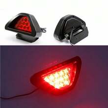 High-Intensity 1style 12 LED Brake Lights - Ultra-Bright Rear Light Strip For Racing Cars With Multi-Function Modes, Waterproof Design For Car And Motorsport Enthusiasts