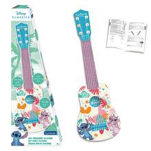 Lexibook Children's Acoustic Guitar With 6 Nylon Strings, Designed For Boys And Girls - Guitar Includes Learning Guide, Educational Musical Instrument For Beginners - Stitch - View 2