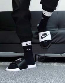 Calcetines de tripulación para entrenamiento Nike, unisex, negro - Negro - Ver 4