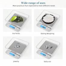 5kg And 1g Kitchen Scale, Multi-Specification Digital Scale, Stainless Steel Food Scale, Diet Scale, LCD Precision Measuring Scale, Electronic Scale, Baking Measuring Tools