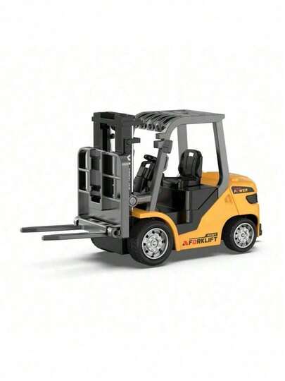 Mini Alloy RC Forklift Toy – App Controlled Remote Truck With Lifting System & Accessories, Desktop Interactive Construction Vehicle, Ideal For Childrens Christmas Gift