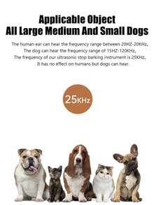 Ultrasonic Dog Repeller, New Bestselling Dog Chaser With Flashlight, Handheld Anti-Barking Device, USB Rechargeable, Compact Trainer, High Power Ultrasonic Sound Activated Dog Deterrent, For Indoor/Outdoor Animal Repellent, Anti-Noise Protection - Multicolor - View 10