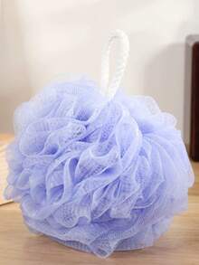 Extra Soft Large Premium Shower Sponge, Flower Shaped, Solid Color Bath Puff, Unisex, Gentle Exfoliating, Back Massager, Absorbent Towel, Exfoliating Cleanser, Bubble Bath, Skincare, SPA Experience, Soft Bathing Accessories - Multicolor - View 13