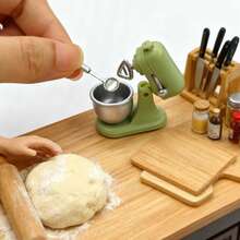 Bộ 5 mô hình nhà bếp thu nhỏ chủ đề Giáng sinh, mô phỏng máy trộn thực tế tỷ lệ 1:24, đồ trang trí thú vị cho các cảnh DIY, phù hợp cho người yêu thích thiết bị nhà bếp, trang trí nhà cửa sáng tạo, đồ trang trí ngày lễ. - Nhiều màu - Xem 3