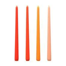 4pcs/30.5cm Long Pole Candle,Gradient Color Candle Set For Wedding, Festival, Candlelight Dinner, Romantic Dinner Candles, Suitable For Wedding Decor, Birthday Parties,Home Decor ,Bedroom Decor,Customized Candles Are The Best Gift For Loved Ones,Birthday Gifts,Gifts For Women ,Kraft Paper Box Packaging,
