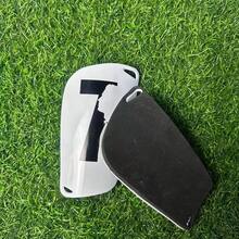 1 Pair Upgraded No.7 Face Design Football Shin Guards, Lightweight, High Elasticity, Unisex, Suitable For Football, Basketball, Soccer, Rugby, Tennis And Other Sports, Multiple Sizes Available - White #7 Face Shadow Soccer Shin Guards - View 4