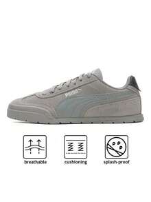 Puma Super Turino SD 低帮运动鞋，减震、轻便、舒适，男女通用休闲鞋，适合日常城市步行、户外通勤，402614 - 灰色 - 查看 1