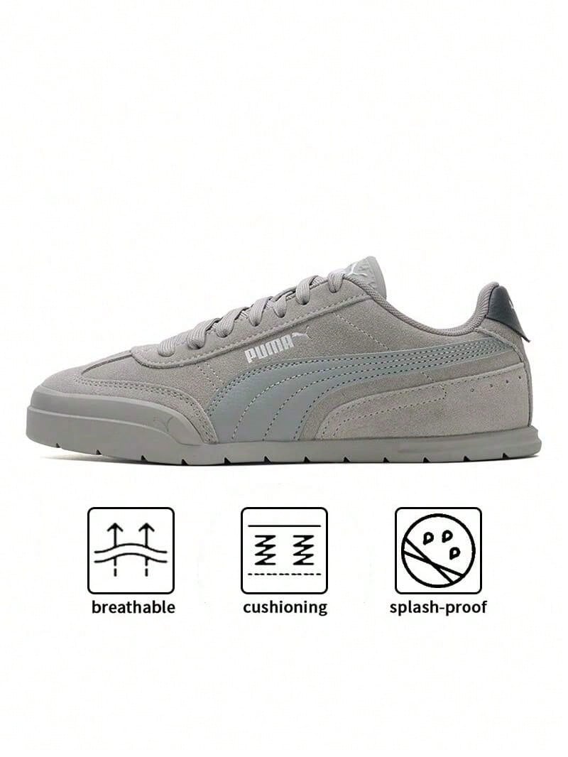 Puma Super Turino SD 低帮运动鞋,减震、轻便、舒适,男女通用休闲鞋,适合日常城市步行、户外通勤,402614 - 灰色 - 查看 1
