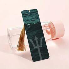 2pcs PET Printed Bookmarks, Exquisite Waterproof, Practical, Unique Pattern Design, Add Fun To Reading, Perfect Gift For Campus Friends In Back To School Season (Random Color Tassel) - Multicolor - View 7