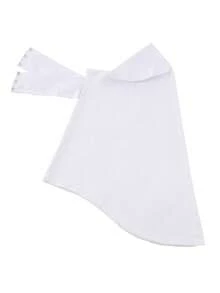 1 buc. Șapcă musulmană simplă cu nasturi pentru femei, culoare solidă, subțire și elastică reglabilă, șapcă hijab sport, potrivită pentru toate anotimpurile