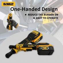 DCF512 3/8 Inch Brushless Ratchet Right Angle Wrench LED Cordless Driver Variable Speed Power Wrench 20V Power Tools - DCF512 8-3 - View 1