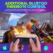 VR All-In-One Gaming Console, Mobile-Specific Virtual Reality 3D Glasses Head-Mounted Movie Game VR Device With Controller - default - View 3