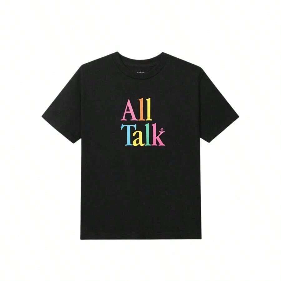 All Talk T-Shirt Black/Multicolor - FW21 ASSC Collection - Black - View 1