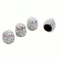 Diamond-Studded Tire Valve Stem Caps, Creative Diamond Tire Valve Stem Caps, Modified Tire Valve Stem Caps OOLQ - Multicolor - View 3