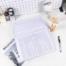 5pcs Plastic L-Shaped A4 Folder, Frosted Waterproof Plastic L-Shaped A4 Folder, Document Envelope Office Folder Pocket Bag, Document Envelope Folder Pocket Bag - Multicolor - View 6