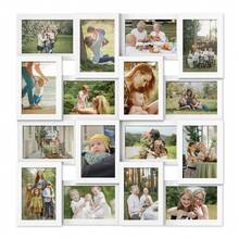 Jerry & Maggie 16 - Opening Wall Collage Frame, Modern & Rustic Picture Frame Set For Living Room Bedroom Cuadros Frame Fits 4x6 Photos Housewarming Gift Wall Decor - 白色 - 查看 1