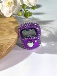 電子手指環計數器 LCD 數位顯示螢幕 手動點擊計數器 可歸零手動計數環 手動圈數記錄環 數位追蹤環 - 彩色 - 查看 14