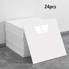 24片装大理石纹自粘防水淋浴墙板 - 易于安装的浴室、厨房、客厅防溅板瓷砖 - 11.8英寸 x 11.8英寸 PVC墙面装饰 - 彩色 - 查看 15