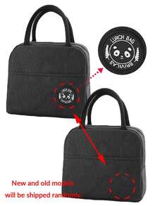 便携式双层保温午餐包，水豚图案，儿童防漏午餐包，可重复使用，适合上学、上学、上学等场合，男女通用，可调节肩带，保温保冷包，非常适合工作、办公室、野餐、海滩等场合，保温旅行两相宜。 - 彩色 - 查看 10