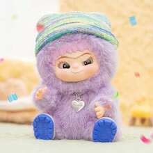 Miniso Wakuku Plush Party Series Blind Box, Costume Style And Texture, Contains Vinyl And Short Fur Materials, Comes With Decorative Accessories, Perfect For Desktop Decoration And Doll Collection (1 Random Piece Shipped) - Multicolor - View 8