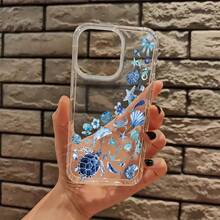 Estuche de Teléfono Suave y Elegante: Estuche Transparente Minimalista de Playa Vaquera Océano con Gran Agujero para 17 16 15 14 13 12 Pro/17 16 15 14 Plus 13 12 11 Pro/X/Xs Estuche Duro a Prueba de Golpes Unisex Regalo de Cumpleaños Chic Estuche Suave: Eleva el Estilo de tu Teléfono - 1 pieza - Ver 3