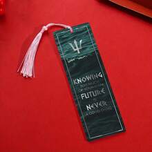 2pcs PET Printed Bookmarks, Exquisite Waterproof, Practical, Unique Pattern Design, Add Fun To Reading, Perfect Gift For Campus Friends In Back To School Season (Random Color Tassel) - Multicolor - View 5