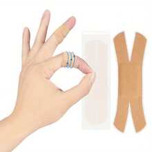 10/20/40/60/80/100片装多功能X型绷带 - 采用柔韧材质，粘性强，可粘贴于身体各部位关节。独立小包装，便于携带，用于运动碰撞后的护理和保护。