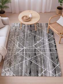 1pc Elegant Style Large Area Rug, New Faux Wool Washable Indoor Carpet, Living Room Rug, Sofa Rug, Bedroom Rug, Non-Slip Bedside Mat, Dining Room & Kitchen Rug, Office Chair Pad, Entryway Mat, Outdoor Picnic Blanket, Camping Mat - Multicolor-1 - View 12