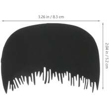 FRCOLOR Peines De Fibras Para El Cabello, 2 Piezas Peine De Línea Del Cabello Herramienta De Optimización De Línea(default) - Multicolor - Ver 6