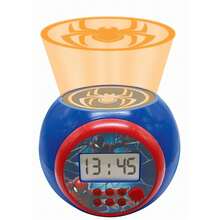 Lexibook Budzik z projektorem, lampką nocną i motywem Stitcha, z motywem Krainy Lodu i Spidermana – ekran LCD, funkcja drzemki, timer, regulowany alarm, zasilanie bateryjne, idealny dla chłopców i dziewcząt - Podziwiać - Zobacz 5