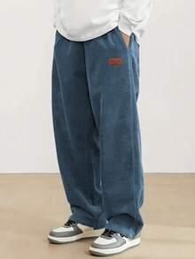 1 chiếc quần thể thao nam phối chữ, thích hợp mặc vào mùa xuân, thu và hè. - Màu xanh bạc hà - Xem 2