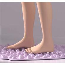 1片加厚跑步足垫，运动经络按摩足垫，便携式血液循环穴位按摩垫 - 彩色 - 查看 8