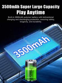 1 pieza Consola de juegos retro con pantalla de alta definición de 5 pulgadas, con talla grande de 15,000 juegos clásicos, 19 emuladores, compatible con arcade, juegos de desplazamiento lateral y talla grande, reproductor de juegos portátil de código abierto con controlador de doble joystick retroiluminado - Multicolor - Ver 8