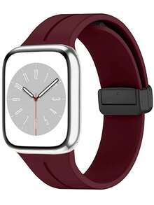 1条 St.Siabe 时尚磁性硅胶表带，柔软舒适，适用于 38mm 40mm 41mm 45mm 44mm 42mm 49mm 的 Bring Smartwatch SE/8/7/6/5/4/3/2/1 - 黃色 - 查看 10