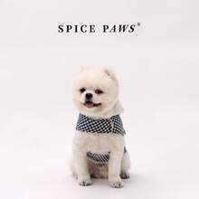 1pc Pet Dog Padded Coat, Autumn/Winter Thick High Collar Jacket, Neck & Chest Hook And Loop Closure For Easy Wear, Suitable For Small/Medium/Large Dogs & Cats, Perfect For Extremely Cold Weather, Great Christmas Gift - Grey - View 9