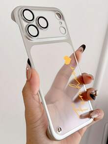 Personalisierter individuell gestalteter Handyhülle mit elektrolytisch beschichteter matter Oberfläche, kompatibel mit iPhone 17 Pro Max, 17 Pro, 17 Air, 17, 16 Pro Max, 16 Pro, 16, 15, 14, 13, 12, mit Kamerastegschutz - Silber - Übersicht 3