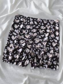 5 chiếc/gói Quần lót nữ họa tiết da báo, thân thiện với da, thoải mái, thiết kế tối giản thanh lịch, quần lót cạp cao không đường may giúp thon gọn, chống cọ xát và nâng đỡ. - Phối màu - Xem 7