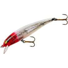 Lures Long A Slender Minnow Jerbait Fishing Lure(Largo un pequeño pequeño pequeño B14a Silver Flash Red Head) - Multicolor - Ver 2