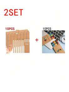 【彩色蜡笔套装】40盒，每盒6种不同颜色的蜡笔 - 蜡笔包装，迷你蜡笔盒 - 适合教室、家庭生日、学校教师派对礼物（包装随机，手工制作，可能存在不影响使用的轻微瑕疵） - 彩色 - 查看 11