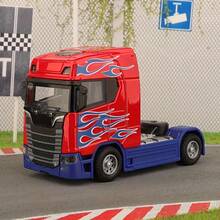 1:64 Alloy Truck Head Model, Children's Toy Car Decoration, Sliding Car Model, Boy's Toy, Birthday Gift - Multicolor - View 9