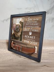 Custom Pet Memorial Gifts And Funeral Announcement Boards - Khaki - View 3