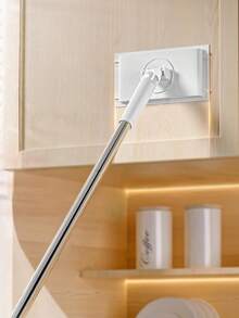 1pc Automatic Cloth Clamping Multi-Functional Cleaning Mop, Facial Tissue/Waste Towel Reusable, Hands-Free Automatic Mop System, Suitable For Kitchen, Living Room, Bathroom